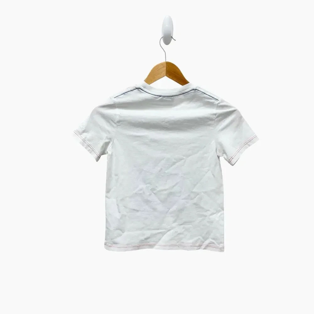 MARC JACOBS Superhero‎ Print T-Shirt White Boys Size 10